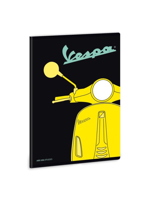 Vespa Yellow A/5 extra kapcsos füzet-négyzethálós