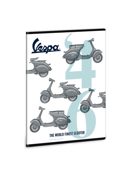 Vespa '46 A/5 extra kapcsos füzet-négyzethálós