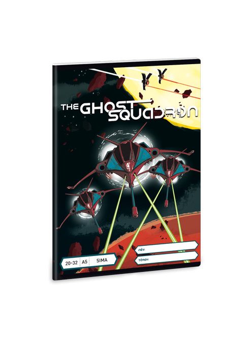 Ars Una The Ghost Squadron űrhajós A/5 sima füzet 20-32