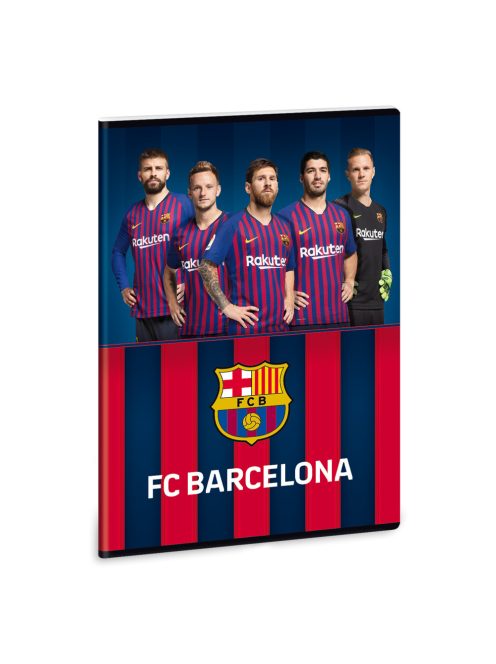 FC Barcelona A/4 extra kapcsos füzet-sima