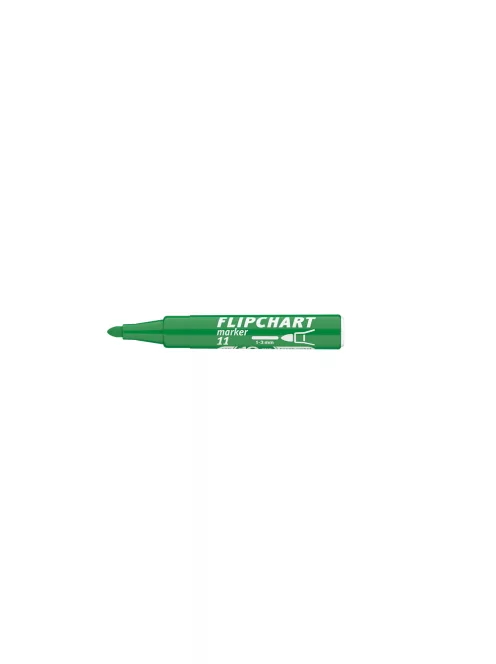 Flipchart marker vízbázisú 3mm, kerek Artip 11 zöld