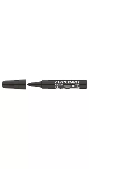 Flipchart marker vízbázisú 3mm, kerek Artip 11 fekete