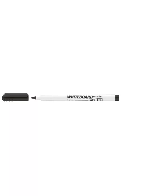 Táblamarker 1-1,5mm, M kerek Ico fekete