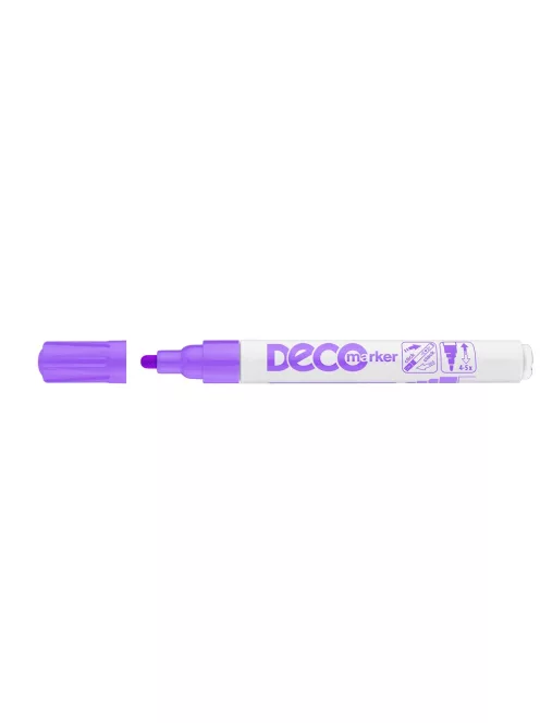 Lakkmarker, decomarker 2-4mm, kerek Ico lila