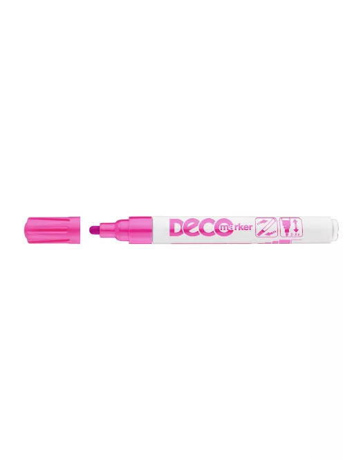 Lakkmarker, decomarker 2-4mm, kerek Ico rózsaszín