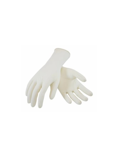 Gumikesztyű latex púderes XL 100 db/doboz, GMT Super Gloves fehér
