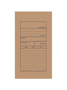   Pátria Nyomtatvány Fogászati röntgentasak 82x125 mm+12 mm klapni