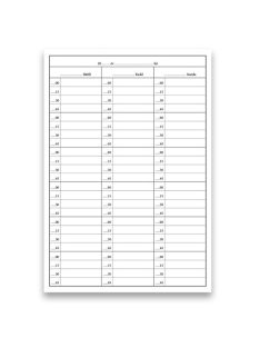   Pátria Nyomtatvány Betegberendelési könyv 56 lapos füzet 165x230 mm