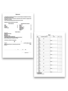   Pátria Nyomtatvány Orvosi napló 200 lapos könyv A/4 álló