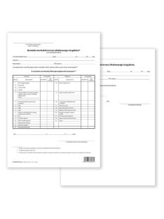   Pátria Nyomtatvány Beutaló munkaköri alkalmassági vizsgálatra szabadlap A/4 álló