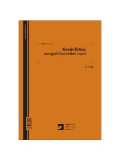   Pátria Nyomtatvány Kazán fűtési energiafelhasználási napló A/4 álló