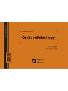 Pátria Nyomtatvány Ötvös vállalási jegy 50x2 lapos tömb 203x140 mm