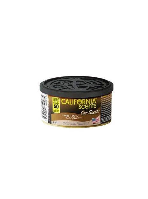 CALIFORNIA SCENTS Autóillatosító konzerv, 42 g, CALIFORNIA SCENTS "Capistrano Coconut"