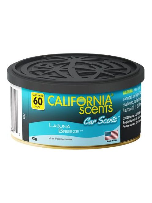 CALIFORNIA SCENTS Autóillatosító konzerv, 42 g, CALIFORNIA SCENTS "Laguna Breeze"