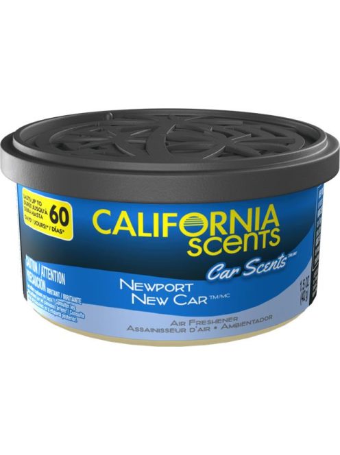 CALIFORNIA SCENTS Autóillatosító konzerv, 42 g, CALIFORNIA SCENTS "Newport New Car"