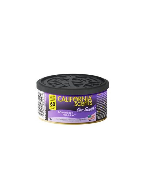 CALIFORNIA SCENTS Autóillatosító konzerv, 42 g, CALIFORNIA SCENTS "Monterey Vanilla"