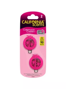   CALIFORNIA SCENTS Autóillatosító, mini diffúzer, 2*3 ml, CALIFORNIA SCENTS "Coronado Cherry"
