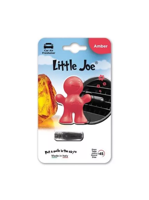 LITTLE JOE Autóillatosító, szellőzőrácsra, LITTLE JOE "Amber", piros