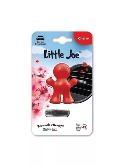 LITTLE JOE Autóillatosító, szellőzőrácsra, LITTLE JOE "Cherry", piros