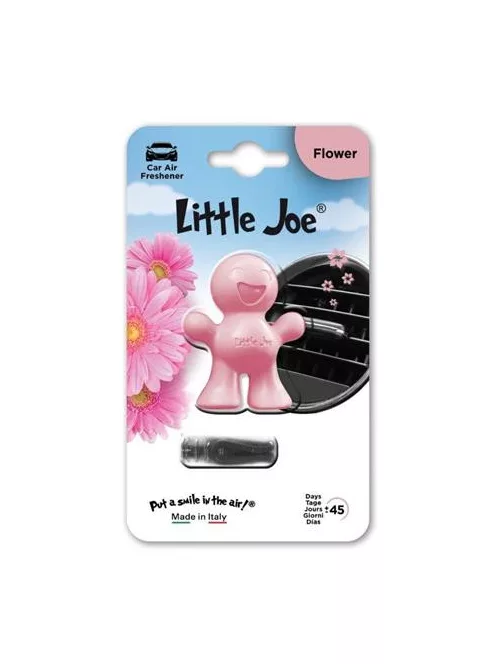 LITTLE JOE Autóillatosító, szellőzőrácsra, LITTLE JOE "Flower", rózsaszín