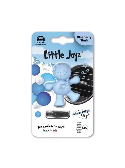 LITTLE JOE Autóillatosító, szellőzőrácsra, LITTLE JOE "JOYA Blueberry Slush", v. kék