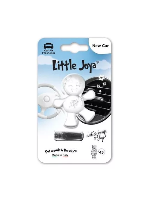LITTLE JOE Autóillatosító, szellőzőrácsra, LITTLE JOE "JOYA New Car", fehér