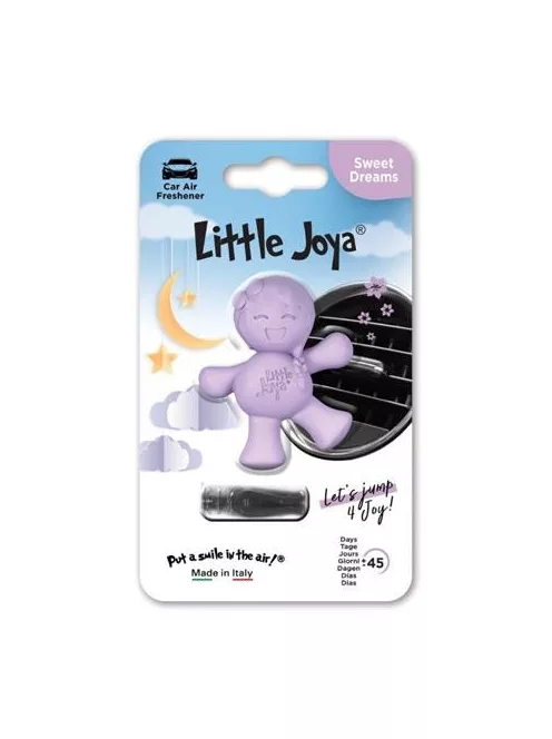 LITTLE JOE Autóillatosító, szellőzőrácsra, LITTLE JOE "JOYA Sweet Dreams", v.lila