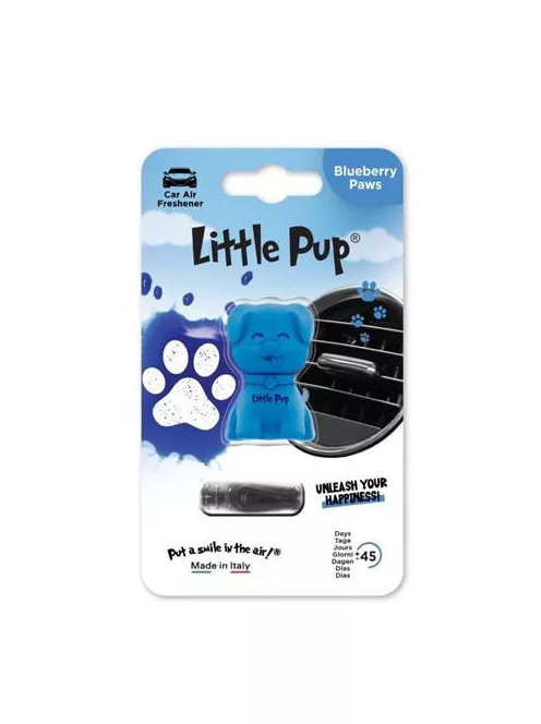 LITTLE JOE Autóillatosító, szellőzőrácsra, LITTLE JOE "PUP Blueberry Paws", kék