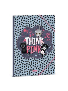 Think-Pink, cicás gumis mappa A/4