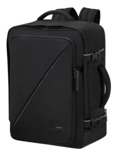   AMERICAN TOURISTER Hátizsák, kabin méret, 38l, M-es, AMERICAN TOURISTER "Take2Cabin", fekete