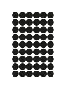 Etikett címke, o12mm, jelölésre, 54 címke/ív, 5 ív/doboz, Avery fekete