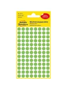 Etikett címke, o8mm, jelölésre, neon 104 címke/ív, 4 ív/doboz, Avery zöld