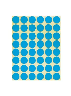   Etikett címke, o18mm, jelölésre, 24 címke/ív, 44 ív/doboz, Avery kék