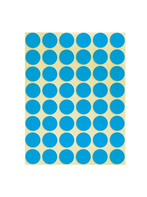 Etikett címke, o18mm, jelölésre, 24 címke/ív, 44 ív/doboz, Avery kék