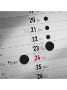 AVERY ZWECKFORM Etikett, 18 mm, kör, AVERY ZWECKFORM, fekete, 96 etikett/csomag