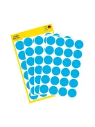 AVERY ZWECKFORM Etikett, 18 mm, kör, AVERY ZWECKFORM, kék, 96 etikett/csomag