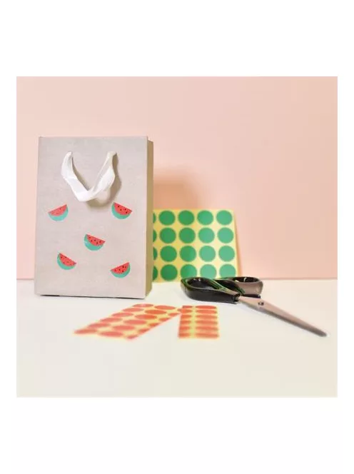 AVERY ZWECKFORM Etikett, 8 mm, kör, AVERY ZWECKFORM, piros, 416 etikett/csomag