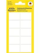 AVERY ZWECKFORM Etikett, 32x23 mm, kézzel írható, lekerekített sarkú, AVERY ZWECKFORM, 60 etikett/csomag