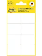 AVERY ZWECKFORM Etikett, 38x29 mm, kézzel írható, lekerekített sarkú, AVERY ZWECKFORM, 40 etikett/csomag