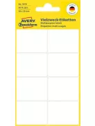 AVERY ZWECKFORM Etikett, 38x29 mm, kézzel írható, lekerekített sarkú, AVERY ZWECKFORM, 40 etikett/csomag