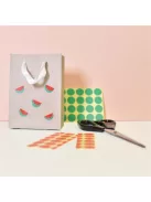 AVERY ZWECKFORM Etikett, 12 mm, kör, AVERY ZWECKFORM, piros, 270 etikett/csomag