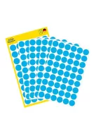 AVERY ZWECKFORM Etikett, 12 mm, kör, AVERY ZWECKFORM, kék, 270 etikett/csomag