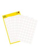 AVERY ZWECKFORM Etikett, 12 mm, kör, AVERY ZWECKFORM, fehér, 270 etikett/csomag