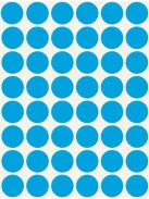 AVERY ZWECKFORM Etikett, 18 mm, kör, AVERY ZWECKFORM, kék, 1056 etikett/csomag