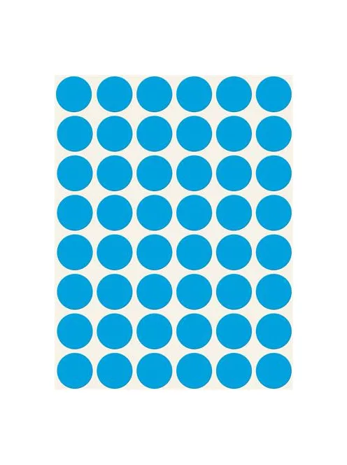 AVERY ZWECKFORM Etikett, 18 mm, kör, AVERY ZWECKFORM, kék, 1056 etikett/csomag