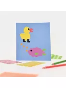 AVERY ZWECKFORM Etikett, 18 mm, kör, AVERY ZWECKFORM, sárga, 1056 etikett/csomag