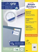 AVERY ZWECKFORM Etikett, univerzális, 52,5x29,7 mm, AVERY ZWECKFORM, 4000 etikett/csomag