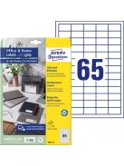 AVERY ZWECKFORM Etikett, univerzális, 38x21,2 mm, AVERY ZWECKFORM, 650 etikett/csomag