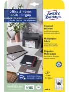 AVERY ZWECKFORM Etikett, univerzális, 38x21,2 mm, AVERY ZWECKFORM, 650 etikett/csomag