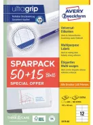 AVERY ZWECKFORM Etikett, univerzális, 105x48 mm, AVERY ZWECKFORM, "Sparpack", 780 etikett/csomag